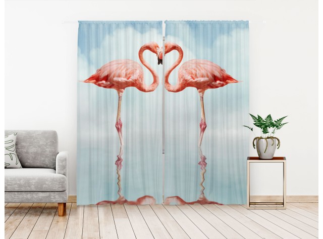 Комплект штор «Фламинго»