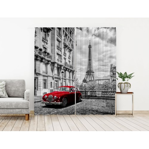 Комплект штор «Франция Эйфелева башня»