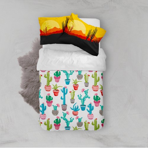 Комплект постельного белья «Кактусы колючки» kaktus
