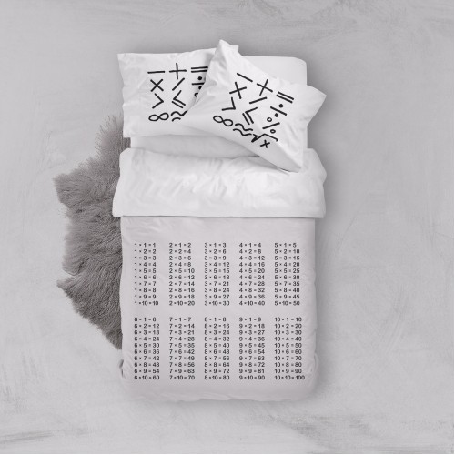 Комплект постельного белья «Таблица умножения» 177