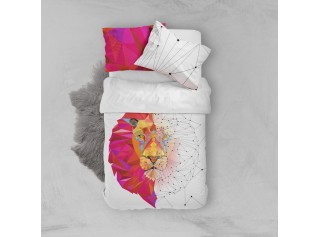 Комплект постельного белья «Векторный лев»