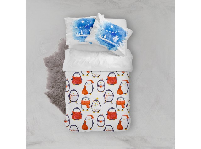 Комплект постельного белья «Пингвины»