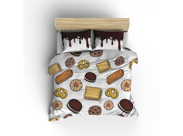Комплект постельного белья «Шоколадное печенье»