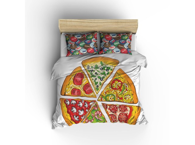 Комплект постельного белья «Пицца» 018