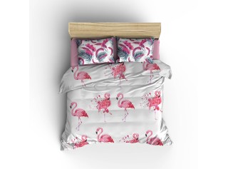 Комплект постельного белья «Фламинговый рай»