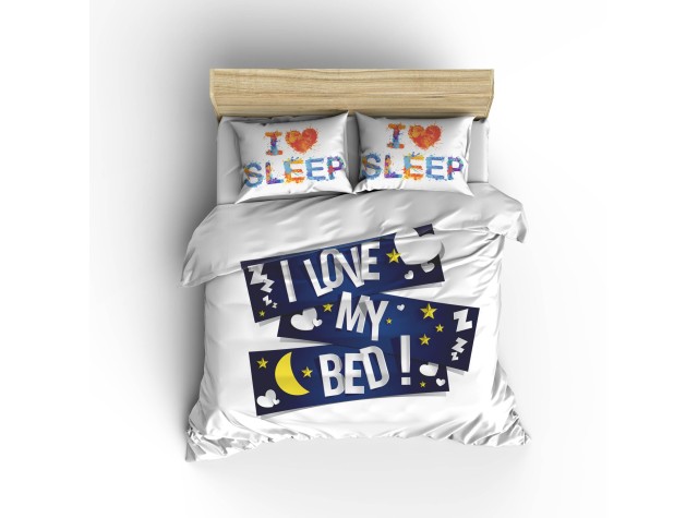 Комплект постельного белья «Я люблю спать»