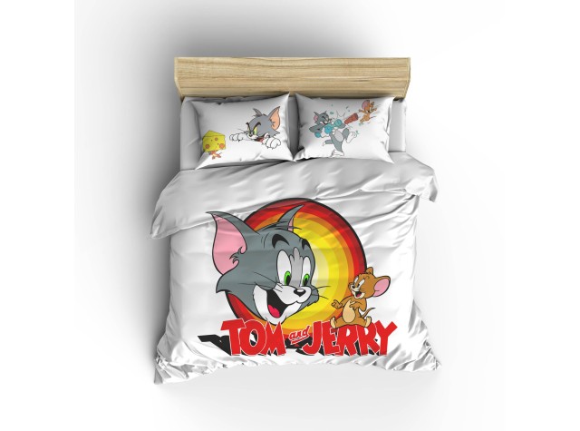 Комплект постельного белья «Том и Джерри»