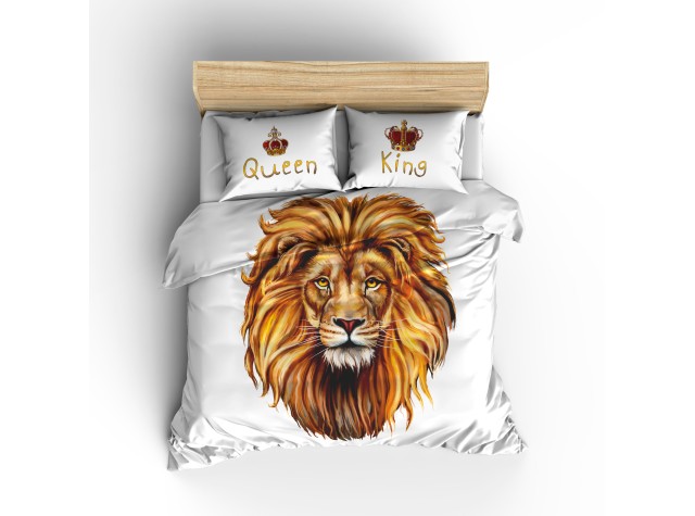 Комплект постельного белья «Лев-Царь зверей»