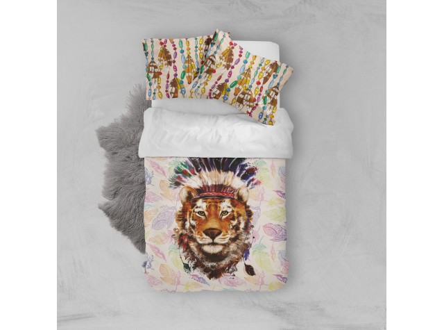 Комплект постельного белья «Тигр-индеец»