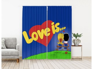 Комплект штор «Love is»