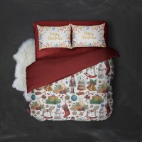 Комплект постельного белья «Рождественский уют»