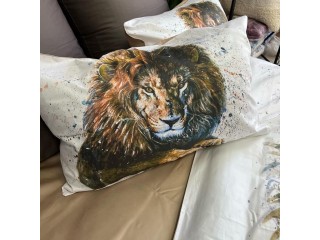 Комплект постельного белья «Акварельный лев» 1032175