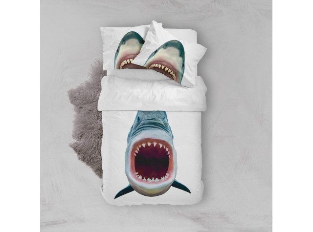 Комплект постельного белья «Акула реализм»