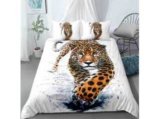 Комплект постельного белья «Акварельный леопард»