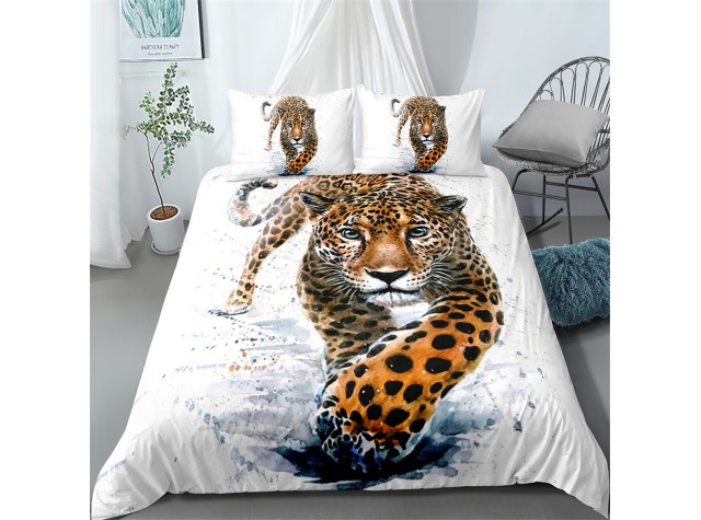 Комплект постельного белья «Акварельный леопард» 1032176