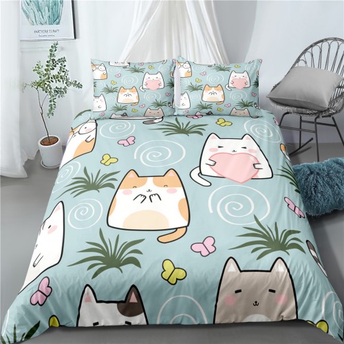 Комплект постельного белья «Толстенькие котики» 1032175