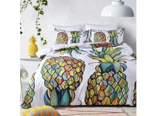 Комплект постельного белья «Тропические ананасы»