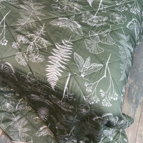 Комплект комфортер с легким одеялом "Ботаника"