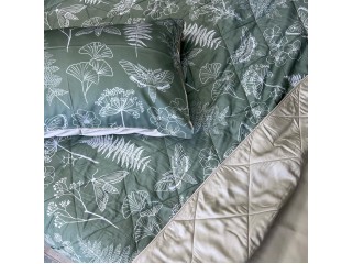Комплект комфортер с легким одеялом "Ботаника"