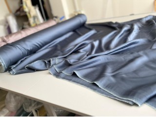 Комплект постельного белья из синего тенселя "Индиго"