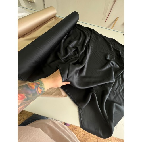Комплект постельного белья из  черного тенселя "Ночь"