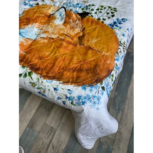 Комплект постельного белья с легким  одеялом  «Лисенок» 0282л