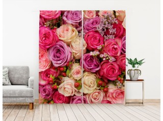 Комплект штор «Розовые Розы»