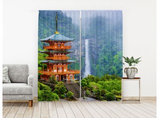 Комплект штор «Водопад в Японии»