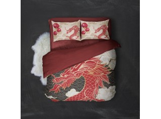 Комплект постельного белья «Красный дракон»