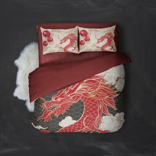 Комплект постельного белья «Красный дракон» 410