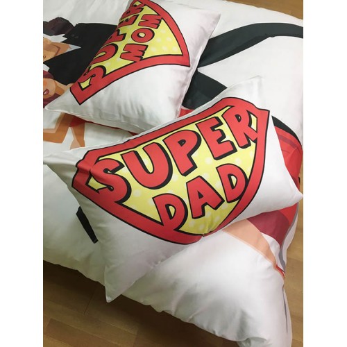 Комплект постельного белья «Супер родители» 113