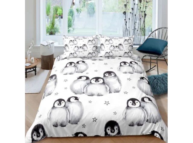 Комплект постельного белья «Пингвинята»