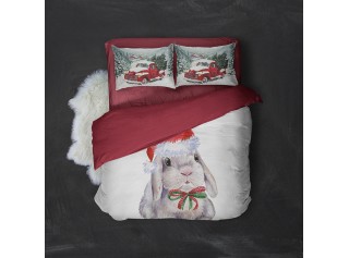 Комплект постельного белья «Рождественский кролик»