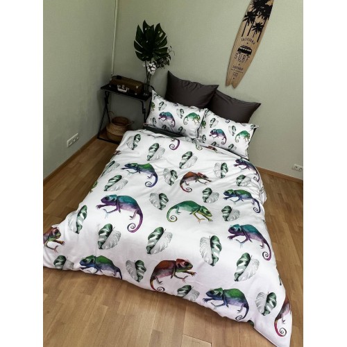 Комплект с легким одеялом Тропические Хамелеоны